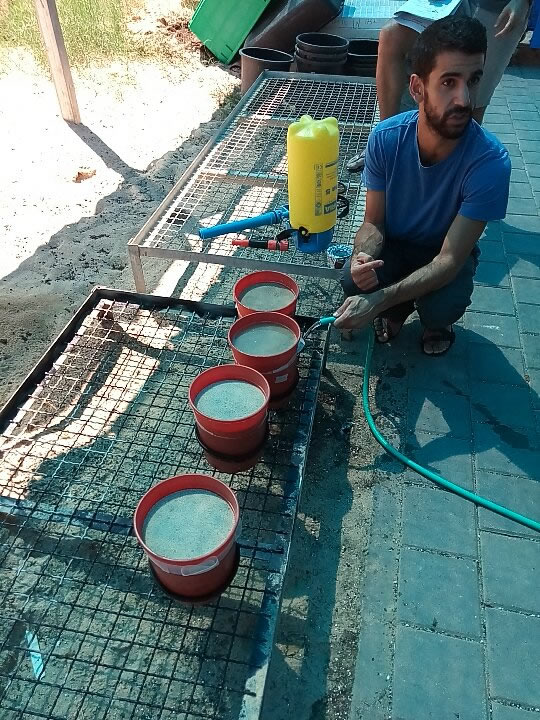 Amir Mayo講解Plantarray裝土灌溉過程.jpg Amir Mayo講解Plantarray裝土灌溉過程.jpg